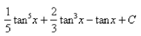 <strong>Select the correct Answer for each question. Find the integral. </strong> A) B) C) D)