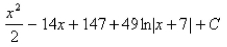 <strong>Select the correct Answer for each question. Use long division to evaluate the integral. </strong> A) B) C) D) E)