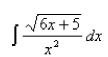 <strong>Select the correct Answer for each question. Use a table of integrals to evaluate the integral. </strong> A) B) C) D)