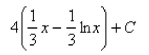 <strong>Select the correct Answer for each question. Evaluate the integral. </strong> A) B) C) D) E)