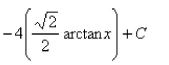 <strong>Select the correct Answer for each question. Evaluate the integral. </strong> A) B) C) D) E)