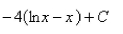 <strong>Select the correct Answer for each question. Evaluate the integral. </strong> A) B) C) D) E)