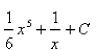 <strong>Select the correct Answer for each question. Find the integral. </strong> A) B) C) D)