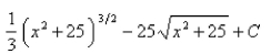 <strong>Select the correct Answer for each question. Evaluate the integral using the indicated trigonometric substitution. </strong> A) B) C) D) E)