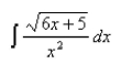 <strong>Select the correct Answer for each question. Use a table of integrals to evaluate the integral. </strong> A) B) C) D)