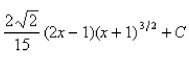 <strong>Select the correct Answer for each question. Use a table of integrals to evaluate the integral. </strong> A) B) C) D)