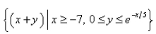 <strong>Select the correct Answer for each question. The region is represented below.Find the area of this region to two decimal places. </strong> A)20.28 B) C) D) E)