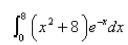 Evaluate the integral.Select the correct Answer  