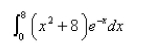 Evaluate the integral.Select the correct Answer  