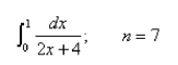 Use the Trapezoidal Rule to approximate the integral withAnswers rounded to four decimal places.