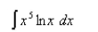 Find the integral.Select the correct Answer  