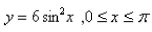 The region under the curve is rotated about the x-axis.Find the volume of the resulting solid.