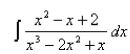 Find the integral.Select the correct Answer  