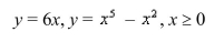 Use a graphing utility to (a) plot the graphs of the given functions, (b) find the approximate x-coordinates of the points of intersection of the graphs, and (c) find an approximation of the volume of the solid obtained by revolving the region bounded by the graphs of the functions about the RoundAnswers to two decimal places.