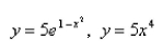 <strong>Select the correct Answer for each question. Graph the region between the curves and use your calculator to compute the area correct to five decimal places. </strong> A)12.08127 B)91.504 C)3.141257 D)3.66016 E)18.3008