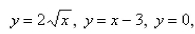 <strong>Select the correct Answer for each question. Use the method of disks or washers, or the method of cylindrical shells to find the volume of the solid generated by revolving the region bounded by the graphs of the equations about the indicated axis.Sketch the region and a representative rectangle. the x-axis</strong> A) B) C) D)