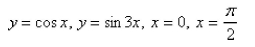 <strong>Select the correct Answer for each question. Find the area of the region bounded by the given curves. </strong> A)2 B) C)4 D) E)