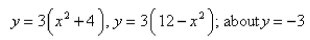 <strong>Select the correct Answer for each question. Find the volume of the solid obtained by rotating the region bounded by the given curves about the specified axis. </strong> A) B) C) D) E)None of these