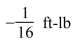 <strong>Select the correct Answer for each question. A particle moves a distance of 160 ft along a straight line.As it moves, it is acted upon by a constant force of magnitude 10 lb in a direction opposite to that of the motion.What is the work done by the force?</strong> A) B) C) D)