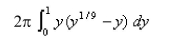 Sketch a plane region and indicate the axis about which it is revolved so that the resulting solid of revolution (found using the shell method) is given by the integral.