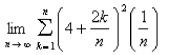 Evaluate the limit after first finding the sum using the summation formulas.