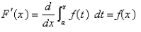 a.Use Part 1 of the Fundamental Theorem of Calculus to find b.Use Part 2 of the Fundamental Theorem of Calculus to integrate to obtain an alternative expression for c.Differentiate the expression for found in part (b).The Fundamental Theorem of Calculus, Part 1 If is continuous on [ then the function defined by is differentiable on and The Fundamental Theorem of Calculus, Part 2 If is continuous on then where is any antiderivative of that is,