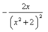 <strong>Select the correct Answer: for each question. Find the derivative of the function. </strong> A) B) C) D)