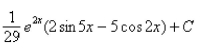 <strong>Select the correct Answer: for each question. Find the integral. </strong> A) B) C) D)