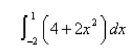 <strong>Select the correct Answer for each question. Use to evaluate the integral. </strong> A)18 B)22 C)54 D)