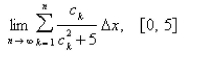 <strong>Select the correct Answer for each question. The given expression is the limit of a Riemann sum of a function on Write this expression as a definite integral on </strong> A) B) C) D)