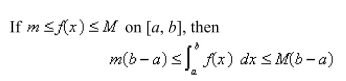 <strong>Select the correct Answer for each question. Use the following property of the definite integral to estimate the definite integral </strong> A) B) C) D)