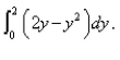 <strong>Select the correct Answer for each question. The area of the region that lies to the right of the y-axis and to the left of the parabola (the shaded region in the figure) is given by the integral Find the area.. </strong> A) B) C) D) E)