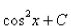 <strong>Select the correct Answer for each question. Find the indefinite integral. </strong> A) B) C) D)