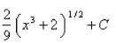 <strong>Select the correct Answer for each question. Evaluate the integral by making the given substitution. </strong> A) B) C) D) E)