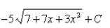 <strong>Select the correct Answer for each question. Evaluate the indefinite integral. </strong> A) B) C) D) E)