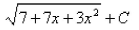 <strong>Select the correct Answer for each question. Evaluate the indefinite integral. </strong> A) B) C) D) E)