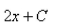 <strong>Select the correct Answer for each question. Find the indefinite integral. </strong> A) B) C) D)