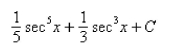 <strong>Select the correct Answer for each question. Find the integral. </strong> A) B) C) D)