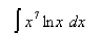 Find the integral.Select the correct Answer  
