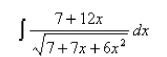 Evaluate the indefinite integral.Select the correct Answer