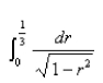 Evaluate the integral.Select the correct Answer  