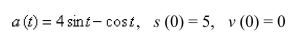 Find the position function of a particle moving along a coordinate line that satisfies the given conditions.