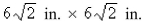 <strong>Select the correct Answer for each question. A production editor decided that a promotional flyer should have a 1-in.margin at the top and the bottom, and a margin on each side.The editor further stipulated that the flyer should have an area of Determine the dimensions of the flyer that will result in the maximum printed area on the flyer. </strong> A) B) C) D)