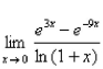 <strong>Evaluate the limit. </strong> A)9 B)0 C) D)