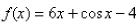 Use Newton's method to approximate the zero of between and using Continue until two successive approximations differ by less than 0.00001.Select the correct Answer