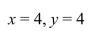 Find the rate of change of with respect to x at the given values of and