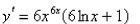 <strong>Select the correct Answer: for each question. Use logarithmic differentiation to find the derivative of the function. </strong> A) B) C) D) E)