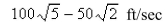 <strong>Select the correct Answer: for each question. Water flows from a tank of constant cross-sectional area 50 through an orifice of constant cross-sectional area located at the bottom of the tank.Initially, the height of the water in the tank was 20 ft, and t sec later it was given by the equation How fast was the height of the water decreasing when its height was 2 ft? </strong> A) B) C) D)