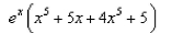 <strong>Select the correct Answer for each question. Differentiate: </strong> A) B) C) D) E)
