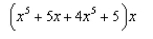 <strong>Select the correct Answer for each question. Differentiate: </strong> A) B) C) D) E)